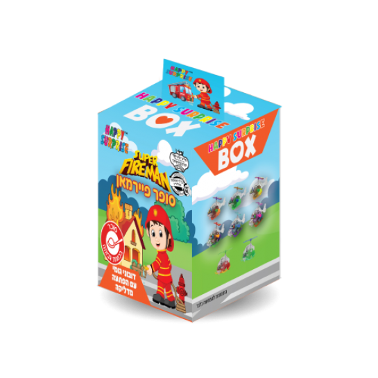 Happy Surprise Box SUPER FIREMAN (10 x 12 шт)